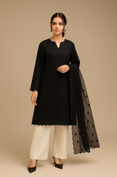 black 3-piece formal suit