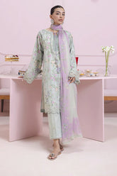 Elegant 3 Pc Printed Lawn Suit | FORMAL WEAR