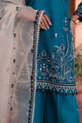 Embroidered Lawn Dress - 3 Pc