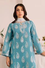 Blue Parisa 3 PC – Printed Lawn Dress