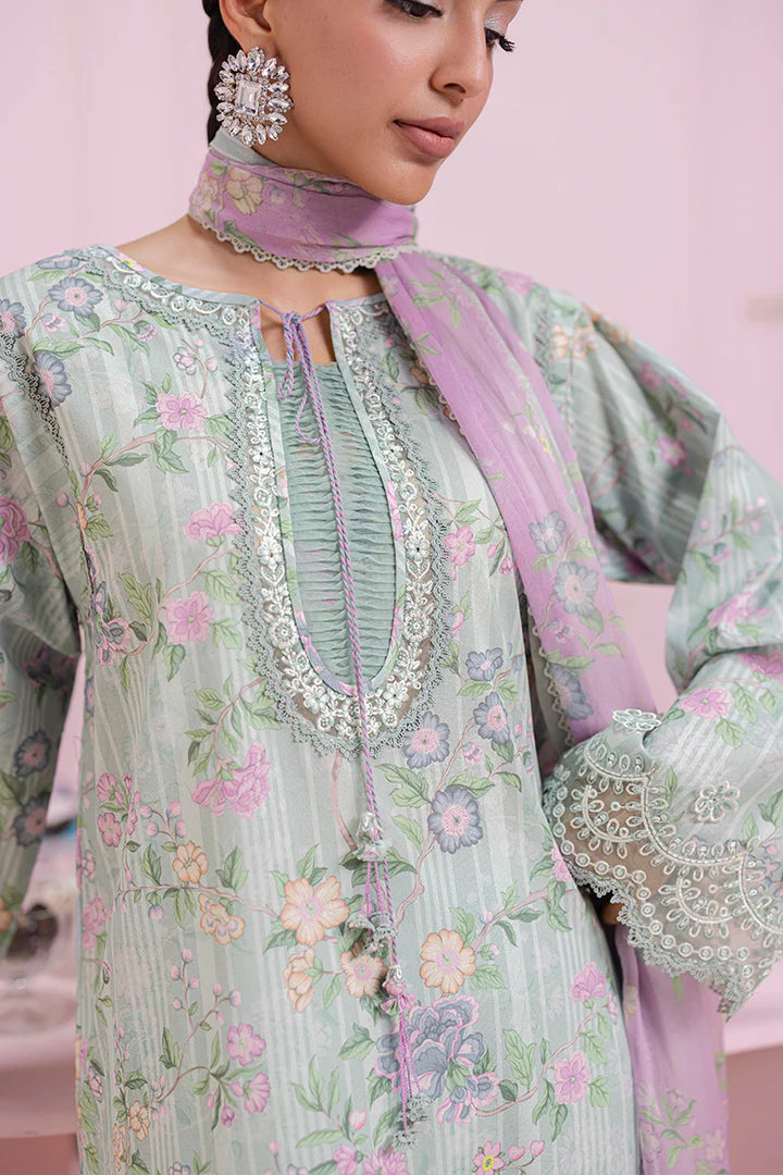 Elegant 3 Pc Printed Lawn Suit | FORMAL WEAR