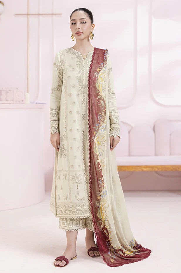 Embroidered 3 PC Lawn Suit